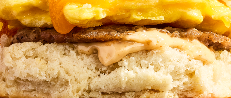 Sausage, Egg & Cheddar